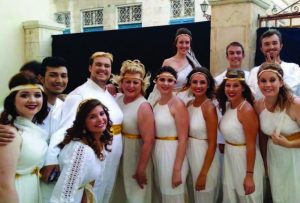 WNCC Choral Students travel to Greece, July 2015.