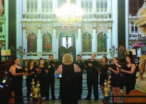 WNCC Choral Students travel to Greece, July 2015.